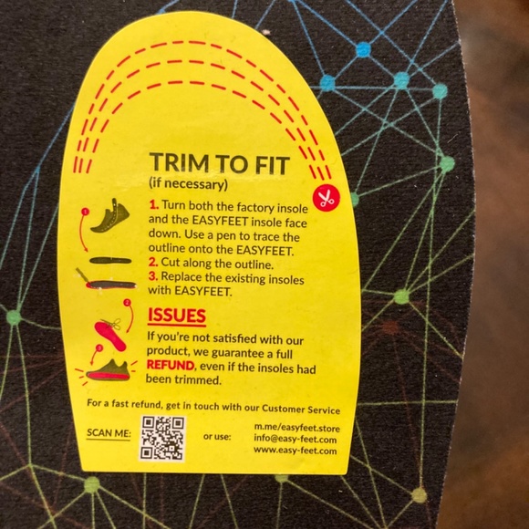NIB EasyFeet Earth Basics daily comfort and support insoles / orthotics - Picture 9 of 9
